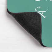 Frau & Frau Typografie Mousepad (Ecke)