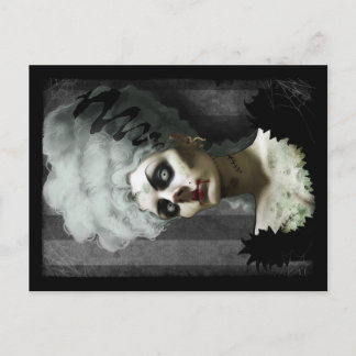 Frau Fright Postcard Postkarte