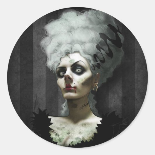Frau Fright Sticker (Vorderseite)