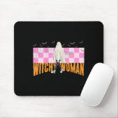Frau Funny Halloween Costume Spooky Feminist Mousepad (Mit Mouse)
