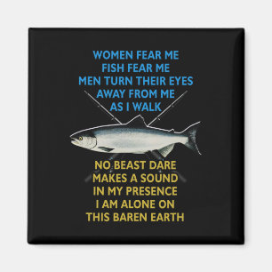 Frau fürchtet mich Fisch fürchtet mich Männer wend Magnet