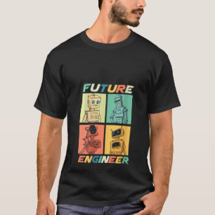 Frau Future Engineer Kostüm Robot Robotics Adul T-Shirt