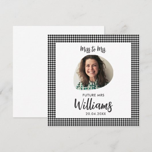 Frau Future Frau Modern Boho Flat Card (Vorne/Hinten)