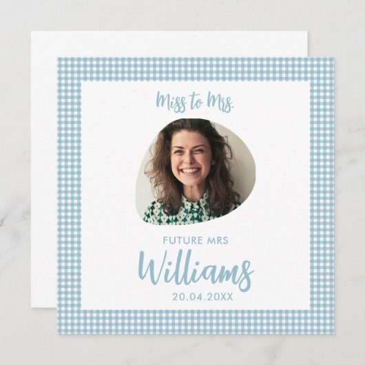 Frau Future Frau Modern Boho Flat Card (Vorne/Hinten)