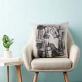 Frau Gamp, von 'Charles Dickens: Ein Klatsch über Kissen (Stuhl )