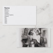 Frau Gamp, von 'Charles Dickens: Ein Klatsch über Visitenkarte (Vorne/Hinten)