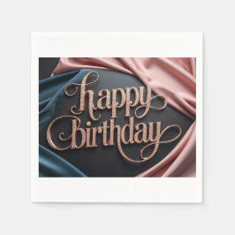 Frau Geburtstag luxuriös elegante extravagant Serviette