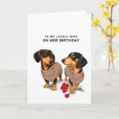 Frau Geburtstagskarte  Karte (Gelbe Blume)