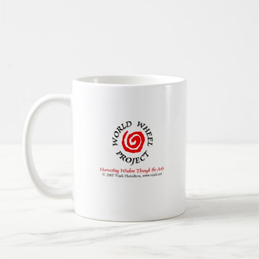 Frau gemacht vom Kosmos (Kopf) /Mug Kaffeetasse (Links)