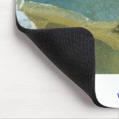 Frau gemacht vom Kosmos/von der Mausunterlage Mousepad (Ecke)