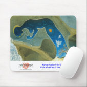 Frau gemacht vom Kosmos/von der Mausunterlage Mousepad (Mit Mouse)