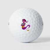 Frau Genie - Emoji Golfball (Vorderseite)