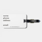 Frau Gepäckanhänger (Rückseite horizontal)