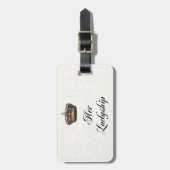 Frau Gepäckanhänger (Vorderseite vertikal)