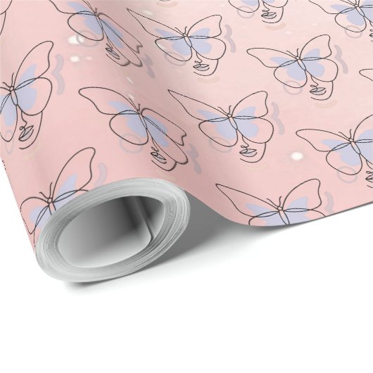 Frau Geschenkpapier (Rolleneckpunkt)
