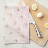 Frau Geschirrtuch (Viertel Falte)