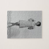 Frau gestikulierend puzzle (Horizontal)