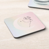 Frau Getränkeuntersetzer (Linke Seite)