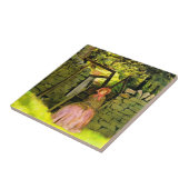 Frau Gewartet (von John Everett Millais) Fliese (Seite)