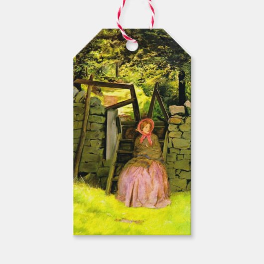 Frau Gewartet (von John Everett Millais) Geschenkanhänger (Vorderseite)