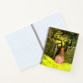 Frau Gewartet (von John Everett Millais) Notizblock (Innenseite)