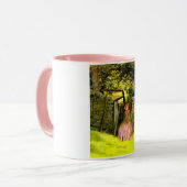 Frau Gewartet (von John Everett Millais) Tasse (Vorderseite Links)