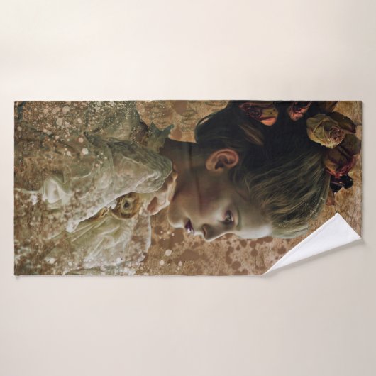 Frau Ghost halloween Badehandtuch (Badehandtuch)