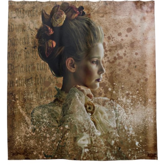 Frau Ghost halloween Duschvorhang (Vorderseite)