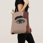 Frau Girl Face Eye Tasche (Von Nahem)