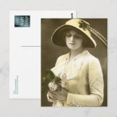 Frau Gladys Cooper [1888-1971] Postkarte (Vorne/Hinten)