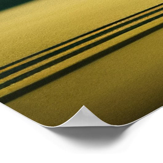 Frau Golfer - Leinwand Art Print Poster (Ecke)