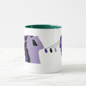 Frau Golfer Tasse (Zentrum)