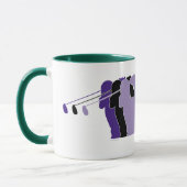 Frau Golfer Tasse (Links)
