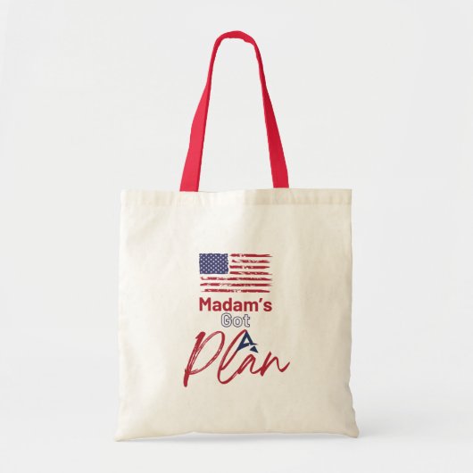 Frau Got einen Plan für die US-Wahlen Tragetasche (Vorne)
