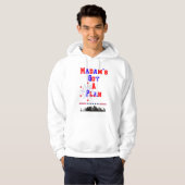 Frau Got einen Plan männlich Patriotic Hoodie (Vorne ganz)