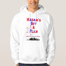 Frau Got einen Plan männlich Patriotic Hoodie
