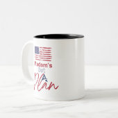 Frau Got einen Plan Patriotic Zweifarbige Tasse (Vorderseite Links)