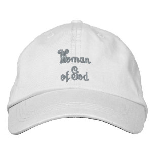 Frau Gottes. Bestickte Baseballkappe