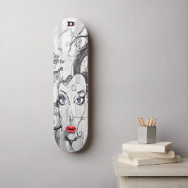 Frau Graffiti Street Art Dd Brand Skateboard