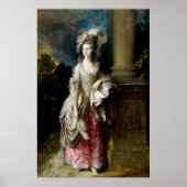 Frau Graham von Gainsborough Poster (Vorne)