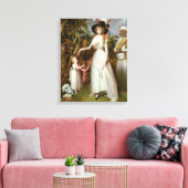 Frau Graham von Kinross, ihre Tochter und eine Jam Leinwanddruck (Insitu (Wohnzimmer))