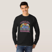 Frau Großmutter Pensionin Caravan Rente Ca T-Shirt (Vorne ganz)