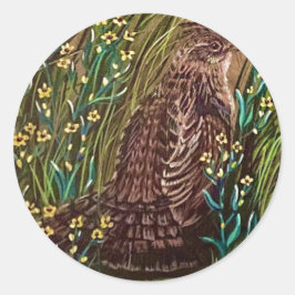 Frau Grouse Sticker
