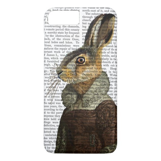 Frau Hare Portrait Case-Mate iPhone Hülle (Rückseite)