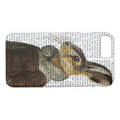 Frau Hare Portrait Case-Mate iPhone Hülle (Rückseite (Horizontal))