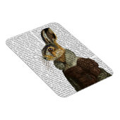 Frau Hare Portrait Magnet (Rechte Seite)