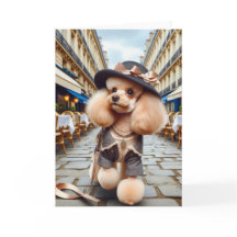 Frau Harris a Poodle in Paris