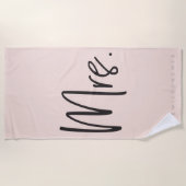 Frau #hashtag beachtowel strandtuch (Vorderseite)