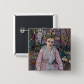 Frau Henrides Toulouse-Lautrec | mit einem Button (Vorne & Hinten)