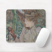 Frau Henrides Toulouse-Lautrec | mit Handschuhen, Mousepad (Mit Mouse)